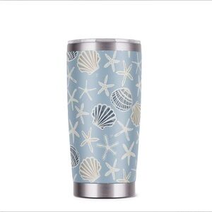 Lug Guzzle Insulated Tumbler. Retired pattern Seashore. NWT
